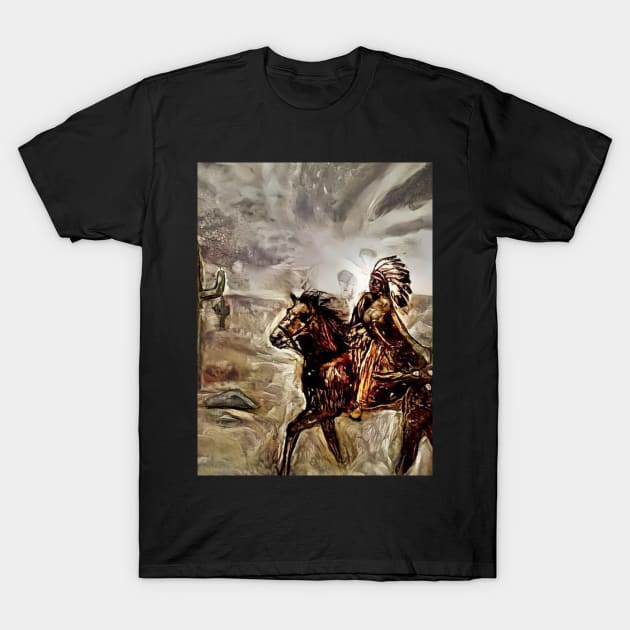 Crazy Horse T-Shirt by SSCROW